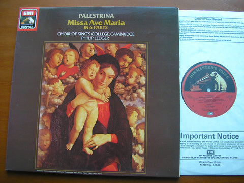 PALESTRINA: MISSA AVE MARIA    CHOIR OF KING'S COLLEGE, CAMBRIDGE / LEDGER    ASD 3955