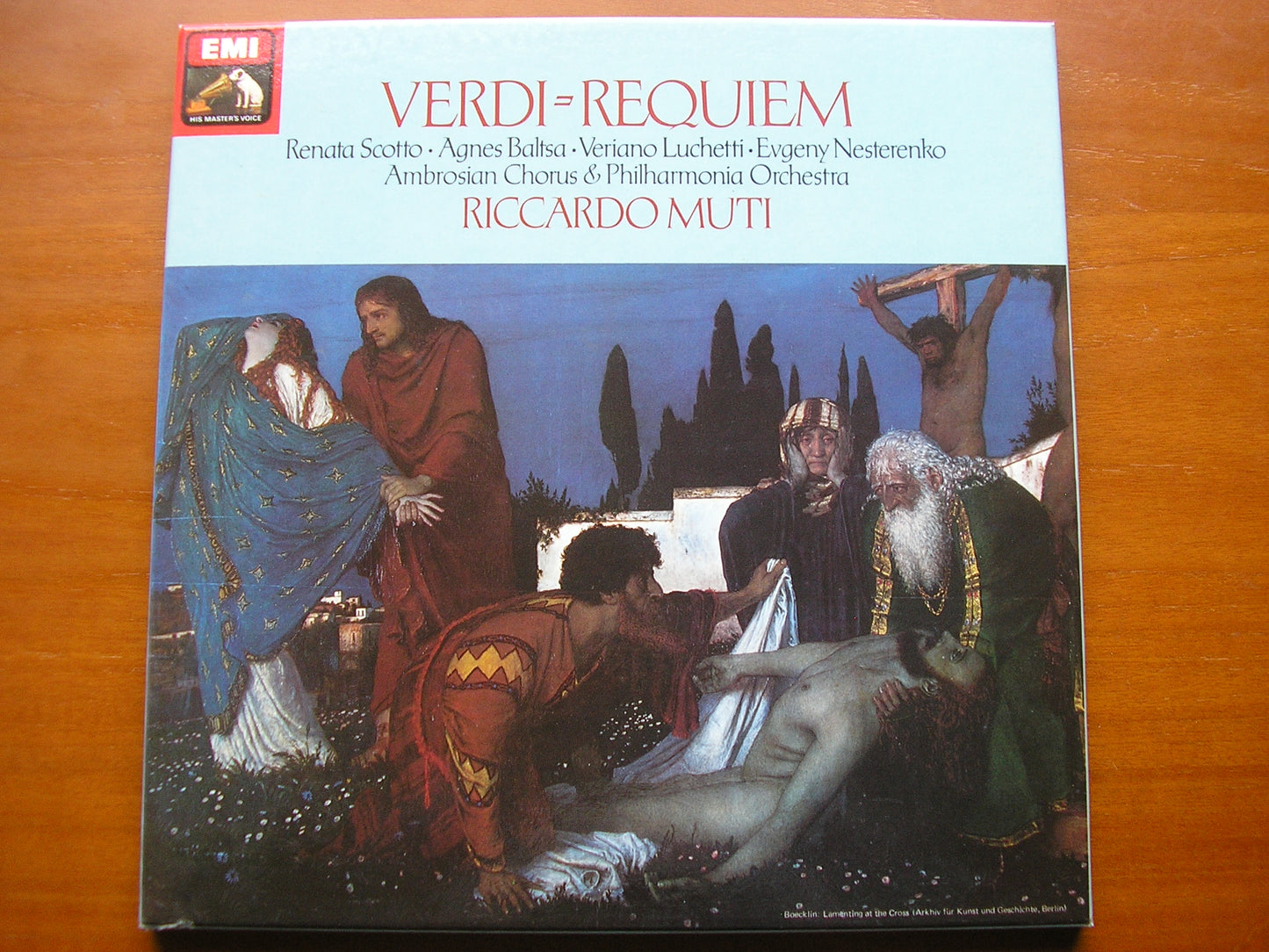 VERDI: REQUIEM  SCOTTO / BALTSA / LUCHETTI / NESTERENKO / PHILHARMONIA ORCHESTRA / MUTI     2LP    SLS 5185
