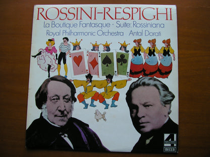 ROSSINI-RESPIGHI: LA BOUTIQUE FANTASQUE / ROSSINIANA SUITE      DORATI / ROYAL PHILHARMONIC      PFS 4407
