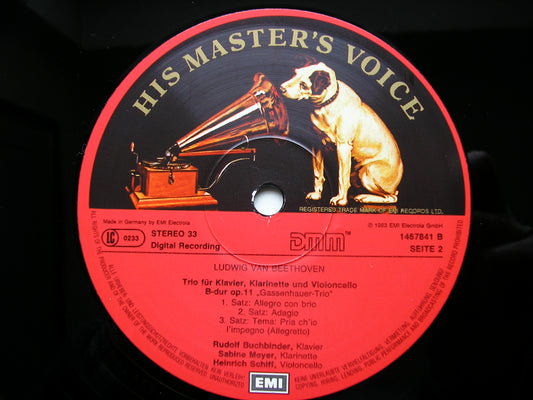 BRAHMS: CLARINET TRIO in A / BEETHOVEN: CLARINET TRIO in B      MEYER / SCHIFF / BUCHBINDER     ASD 1467841