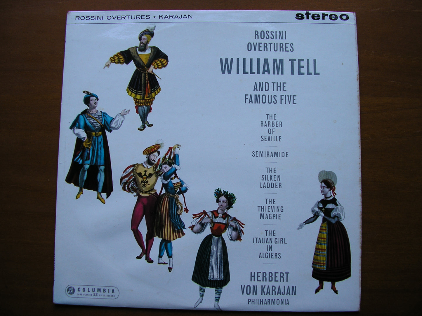 ROSSINI: SIX OVERTURES      KARAJAN / PHILHARMONIA      SAX 2378