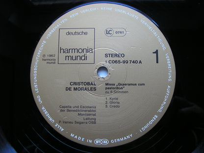 DE MORALES: MISSA QUAERAMUS CUM PASTORIBUS    CAPELLA & ESCOLANIA MONTSERRAT / SEGARRA    065 99 740