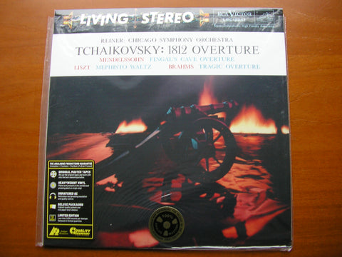 TCHAIKOVSKY: 1812 / LISZT: MEPHISTO WALTZ / BRAHMS: TRAGIC OVERTURE / MENDELSSOHN: FINGAL'S CAVE      REINER / CHICAGO SYMPHONY     LSC 2241