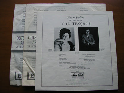 BERLIOZ: THE TROJANS excerpts     CRESPIN / CHAUVET / PARIS OPERA / PRETRE    2LP    SLS 771