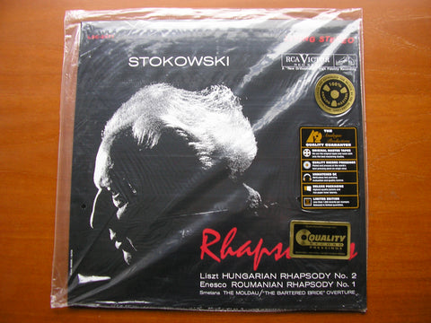 RHAPSODIES: ENESCO ROUMANIAN RHAPSODY / LISZT: HUNGARIAN RHAPSODY      STOKOWSKI / RCA VICTOR SYMPHONY     LSC 2471