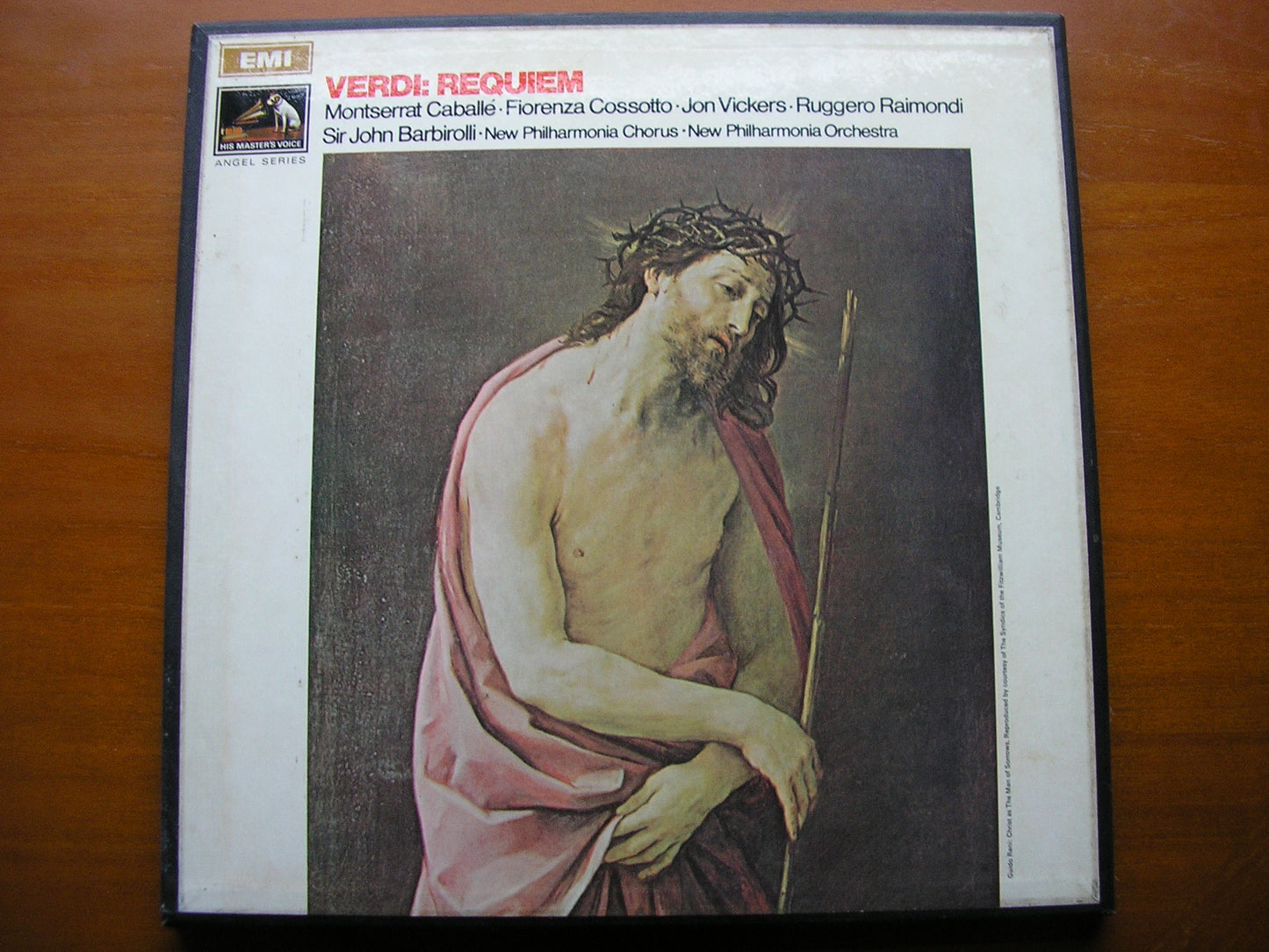 VERDI: REQUIEM    CABALLE / COSSOTTO / VICKERS / RAIMONDI / NEW PHILHARMONIA / BARBIROLLI   2LP    SAN 267 / 8
