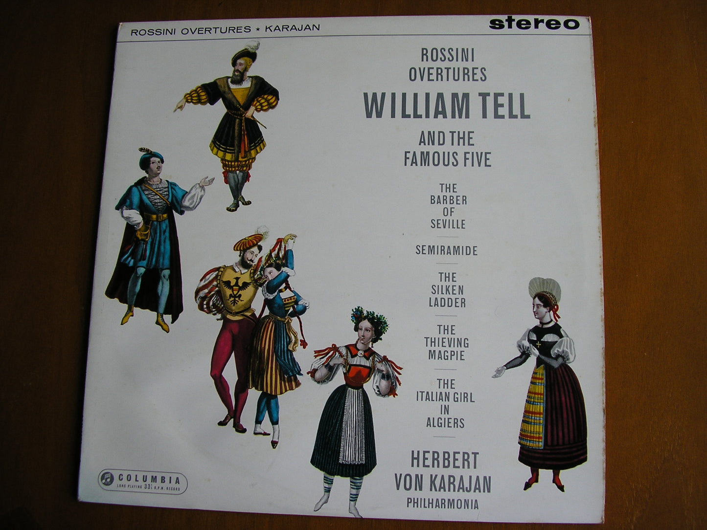 ROSSINI: SIX OVERTURES      KARAJAN / PHILHARMONIA      SAX 2378