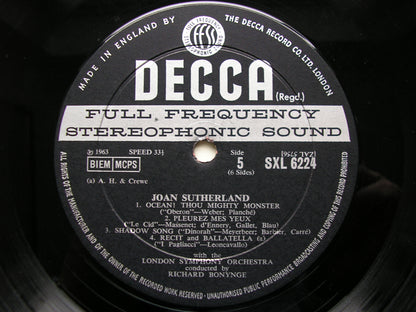 SXL 6222/4  JOAN SUTHERLAND IN OPERA      ED2