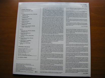 CODEX CHANTILLY: 14th Century Songs & Airs of the Court      ENSEMBLE ORGANUM / PERES     HM 1252