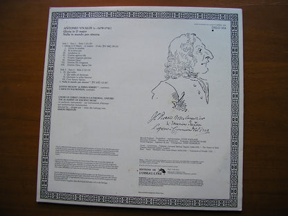 VIVALDI: GLORIA in D  RV589 / NULLA IN MUNDO  RV 630      SOLOISTS / ACADEMY OF ANCIENT MUSIC / PRESTON      DSLO 554