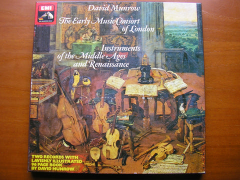 INSTRUMENTS OF THE MIDDLE AGES & RENAISSANCE      DAVID MUNROW / THE EARLY MUSIC CONSORT OF LONDON     SLS 988