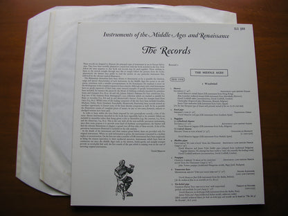 INSTRUMENTS OF THE MIDDLE AGES & RENAISSANCE       MUNROW / THE EARLY MUSIC CONSORT OF LONDON     SLS 988