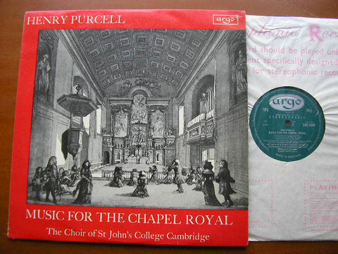 PURCELL: MUSIC FOR THE CHAPEL ROYAL