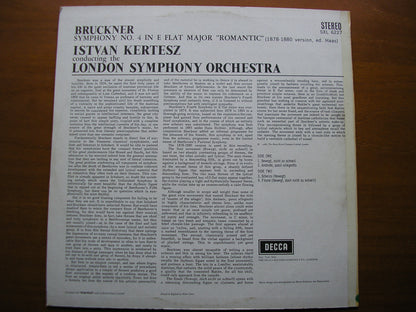 SXL 6227  BRUCKNER: SYMPHONY No. 4 'Romantic'      KERTESZ / LONDON SYMPHONY     ED2