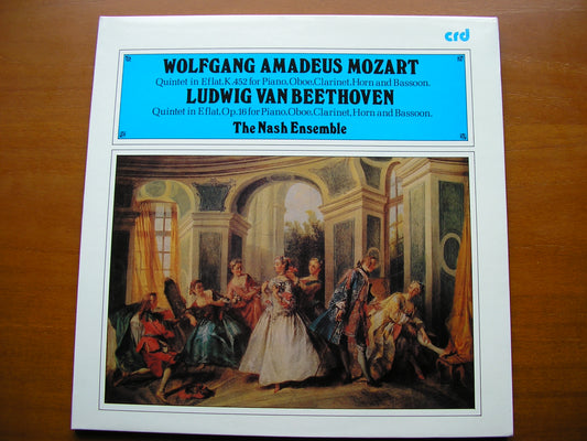 MOZART: PIANO QUINTET K452 / BEETHOVEN: PIANO QUARTET Op. 16      THE NASH ENSEMBLE      CRD 1067