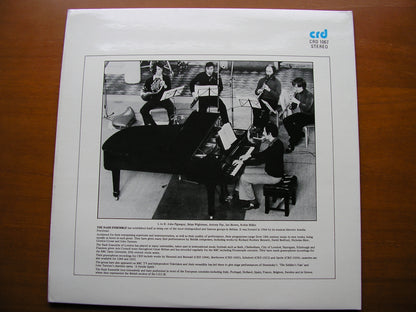 MOZART: PIANO QUINTET K452 / BEETHOVEN: PIANO QUARTET Op. 16      THE NASH ENSEMBLE      CRD 1067