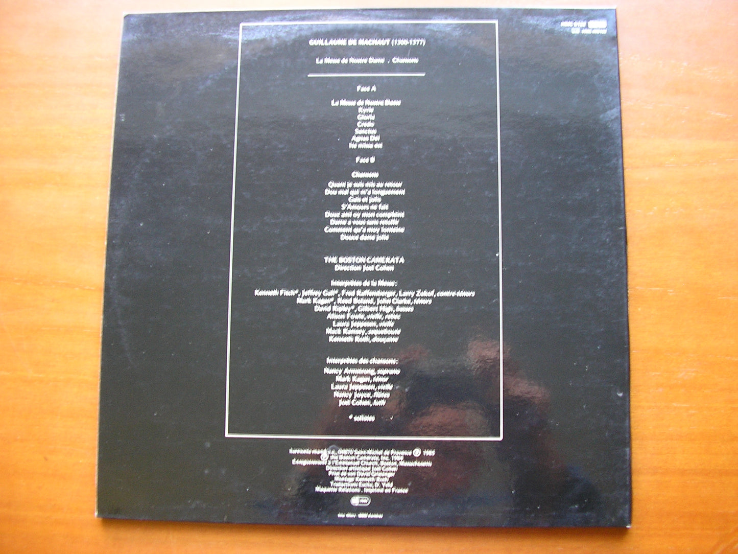 MACHAUT: MESSE DE NOTRE DAME / CHANSONS      THE BOSTON CAMERATA / COHEN    HMC 5122