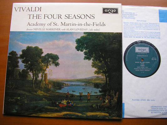 VIVALDI: THE FOUR SEASONS     LOVEDAY / ASMIF / MARRINER     ZRG 654