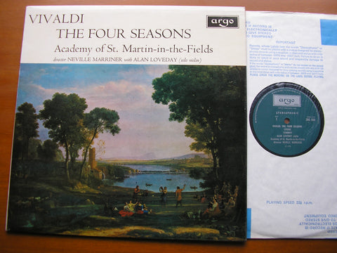 VIVALDI: THE FOUR SEASONS     LOVEDAY / ASMIF / MARRINER     ZRG 654