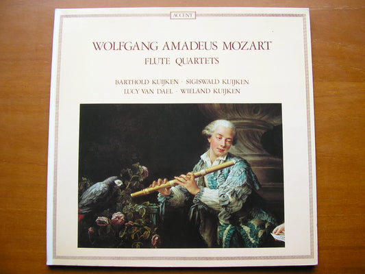 MOZART: FLUTE QUARTETS    KUIJKEN B / VAN DAEL / KUIJKEN W / KUIJKEN S     ACC 8225