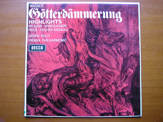 SXL 6220  WAGNER: TWILIGHT OF THE GODS   excerpts    NILSSON / WINDGASSEN / VIENNA PHILHARMONIC / SOLTI     ED2