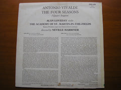 VIVALDI: THE FOUR SEASONS     LOVEDAY / ASMIF / MARRINER     ZRG 654