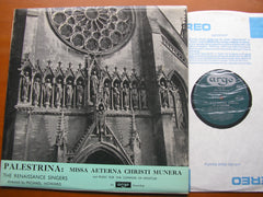 PALESTRINA: MISSA AETERNA CHRISTI MUNERA    THE RENAISSANCE SINGERS / HOWARD       ZRG 5186