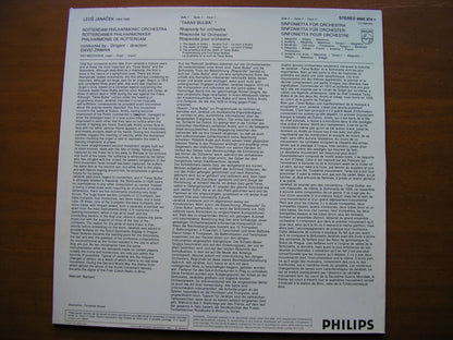 JANACEK: TARAS BULBA / SINFONIETTA      ZINMAN / ROTTERDAM PHILHARMONIC     9500 874