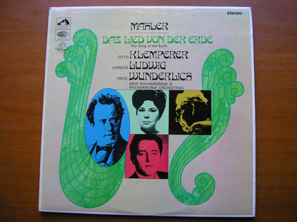 MAHLER: DAS LIED VON DER ERDE     LUDWIG / WUNDERLICH / NEW PHILHARMONIA / KLEMPERER     SAN 179