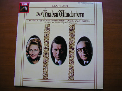 MAHLER: DES KNABEN WUNDERHORN     SCHWARZKOPF / FISCHER-DIESKAU / LONDON SYMPHONY / SZELL      ASD 1000981