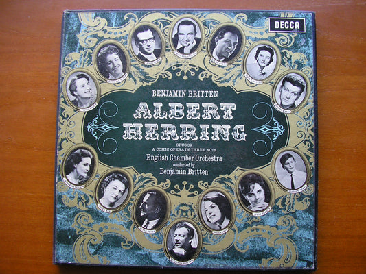 BRITTEN: ALBERT HERRING    SOLOISTS / ENGLISH CHAMBER ORCHESTRA / BRITTEN     3LP      SET 274 / 6