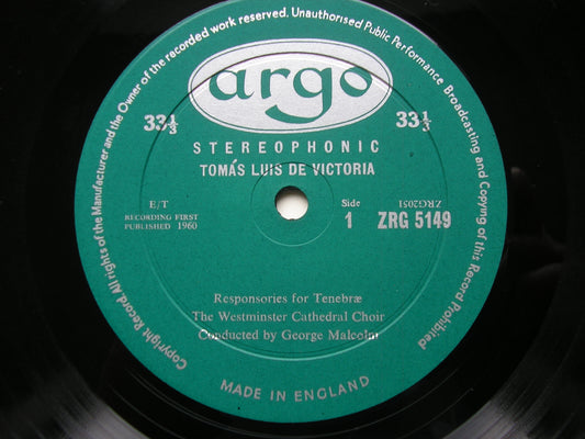 VICTORIA: RESPONSORIES FOR TENEBRAE    WESTMINSTER CATHEDRAL CHOIR / MALCOLM    ZRG 5149