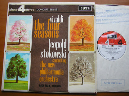 VIVALDI: THE FOUR SEASONS       BEAN / NEW PHILHARMONIA / STOKOWSKI      PFS 4124