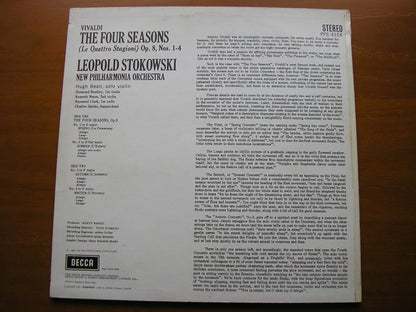 VIVALDI: THE FOUR SEASONS       BEAN / NEW PHILHARMONIA / STOKOWSKI      PFS 4124