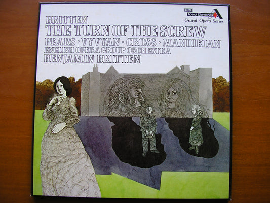 BRITTEN: THE TURN OF THE SCREW      SOLOISTS / ENGLISH OPERA GROUP ORCHESTRA / BRITTEN     2LP    GOM 560/1