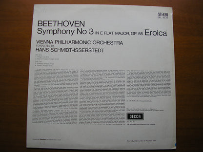 SXL 6232  BEETHOVEN: SYMPHONY No. 3  'Eroica'       SCHMIDT-ISSERSTEDT / VIENNA PHILHARMONIC     ED1