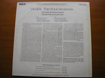 VIVALDI: THE FOUR SEASONS      ACCARDO / ITALIAN CHAMBER ORCHESTRA      VICS 1469