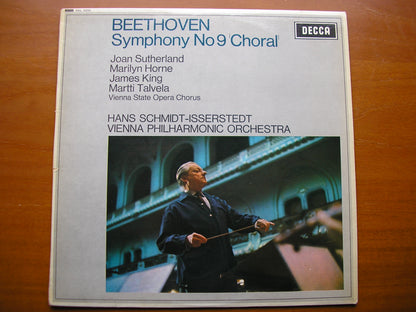 SXL 6233  BEETHOVEN: SYMPHONY No. 9  'Choral'     SOLOISTS / VIENNA PHILHARMONIC / SCHMIDT-ISSERSTEDT     ED1