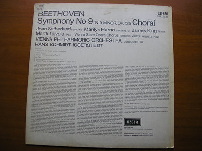 SXL 6233  BEETHOVEN: SYMPHONY No. 9  'Choral'     SOLOISTS / VIENNA PHILHARMONIC / SCHMIDT-ISSERSTEDT     ED1