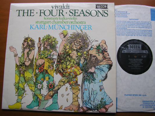 VIVALDI: THE FOUR SEASONS      KULKA / STUTTGART CHAMBER ORCHESTRA / MUNCHINGER     SXL 6557