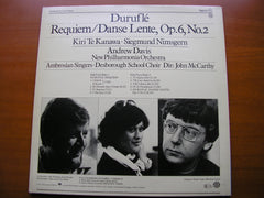 DURUFLE: REQUIEM / DANSE LENTE      TE KANAWA / NIMSGERN / NEW PHILHARMONIA / DAVIS      76633