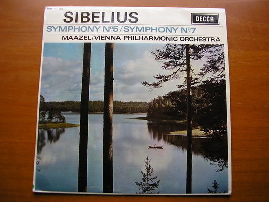 SXL 6236  SIBELIUS: SYMPHONIES Nos. 5 & 7      MAAZEL / VIENNA PHILHARMONIC    ED2