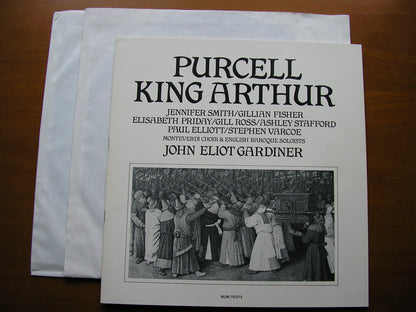 PURCELL: KING ARTHUR  (1691)      SOLOISTS / ENGLISH BAROQUE SOLOISTS / GARDINER    2LP      NUM 751272