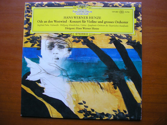 HENZE: ODE TO THE WEST WIND / VIOLIN CONCERTO    PALM / SCHNEIDERHAN / BAVARIAN RADIO SYMPHONY / HENZE     139 382