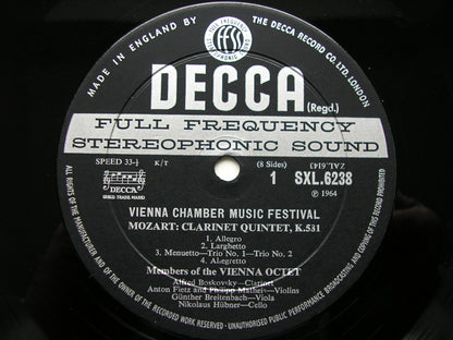 SXL 6238/41  VIENNA CHAMBER MUSIC FESTIVAL: MOZART / HAYDN / SCHUBERT / BEETHOVEN     4LP      ED2