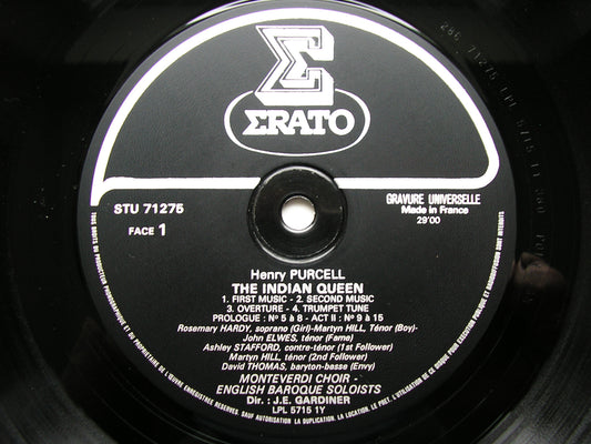PURCELL: THE INDIAN QUEEN  (1695)       SOLOISTS / ENGLISH BAROQUE SOLOISTS / GARDINER     STU 71275
