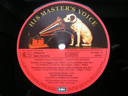 VIVALDI: THE FOUR SEASONS      MUTTER / VIENNA PHILHARMONIC / KARAJAN      27 0102