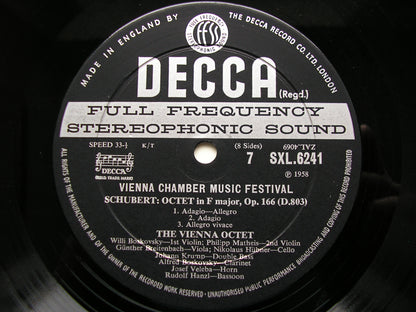 SXL 6238/41  VIENNA CHAMBER MUSIC FESTIVAL: MOZART / HAYDN / SCHUBERT / BEETHOVEN     4LP      ED2