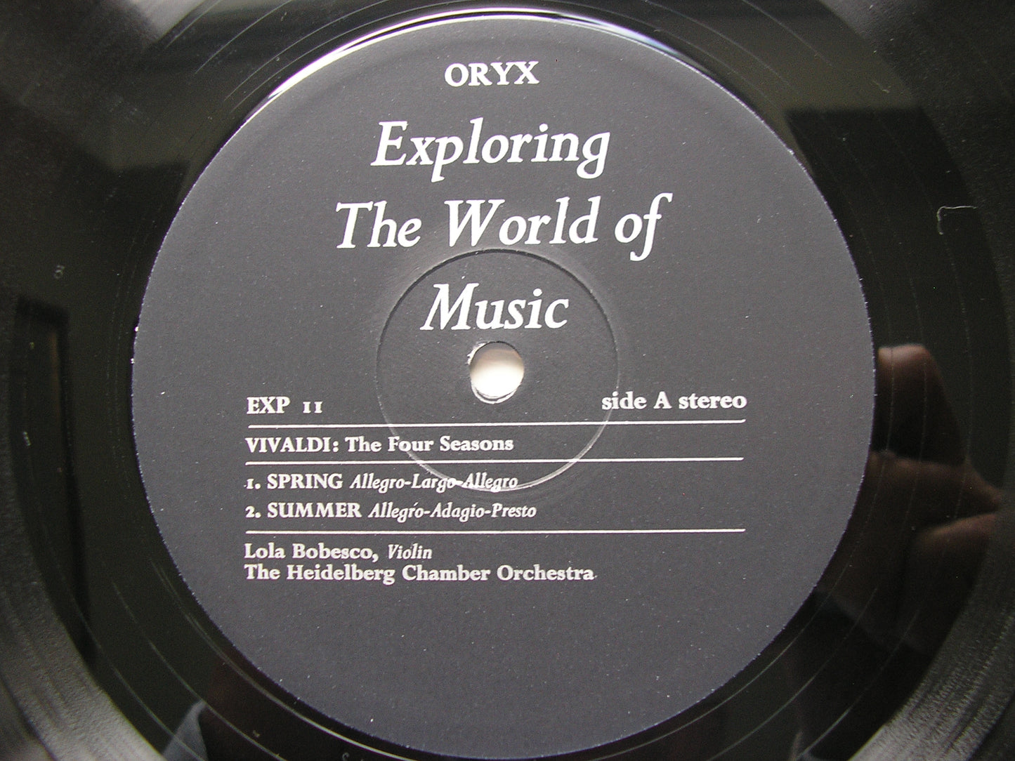 VIVALDI: THE FOUR SEASONS     BOBESCO / HEIDELBERG CHAMBER ORCHESTRA          EXP 11