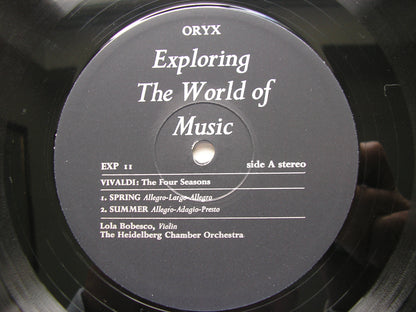 VIVALDI: THE FOUR SEASONS     BOBESCO / HEIDELBERG CHAMBER ORCHESTRA          EXP 11